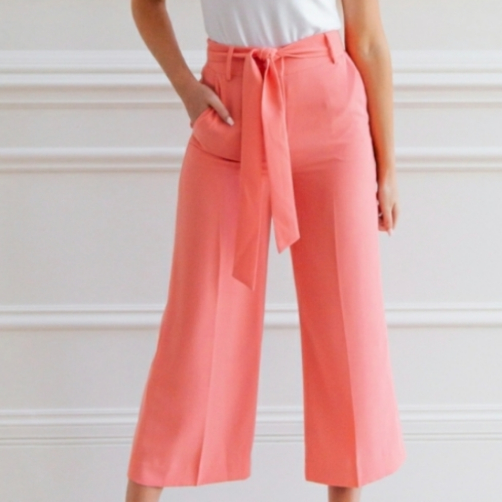 Tie front pant. Rachel Parcell